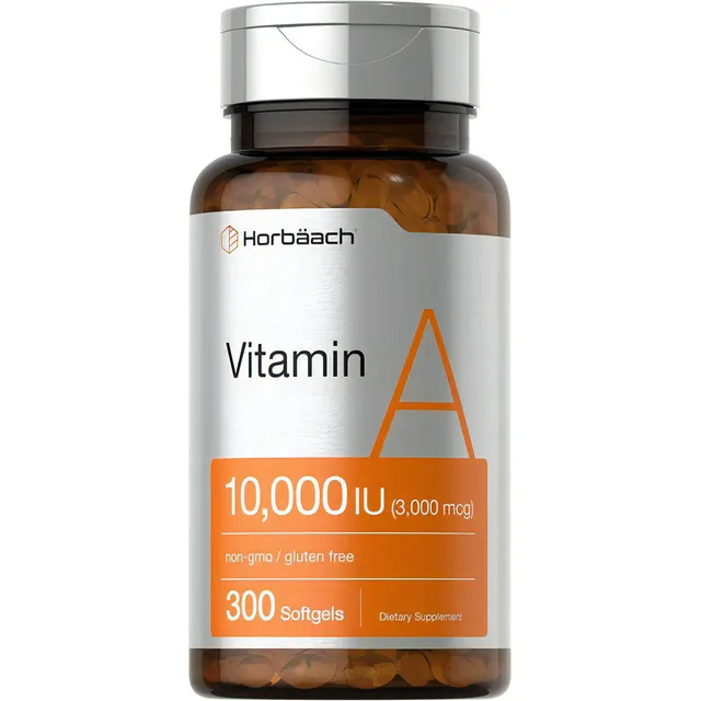 Vitamina A + Salud Ocular Ojos Vista 1000mcg 300 Caps Eg V28 Sabor Sin Sabor
