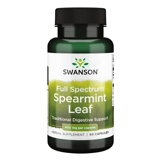 Suplemento Swanson Swanson Swanson Spearmint Leaf 400 Mg (60
