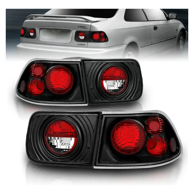 Faros Traseros Honda Civic 96 - 00 Tuning Jdm Fondo Negro