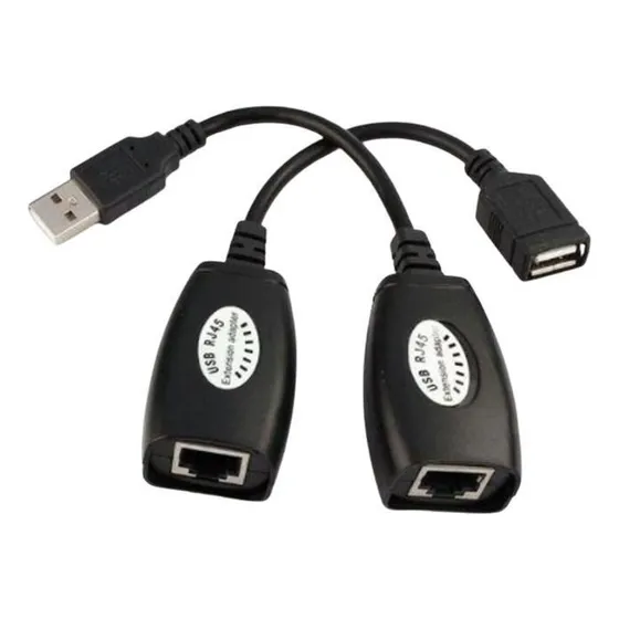 Adaptador Usb Rj45 Feasso Até 45 Metros - Fca-90