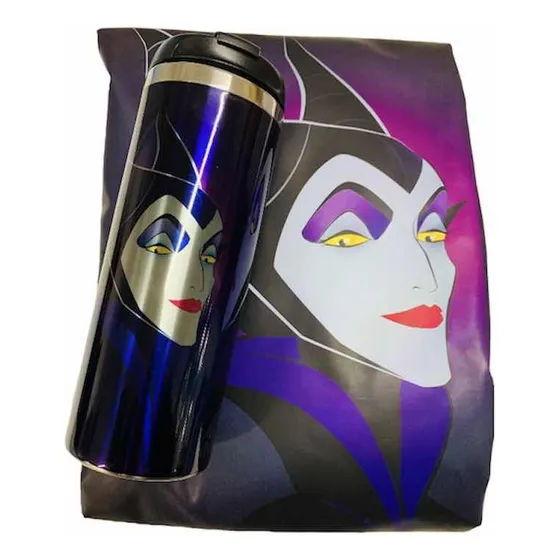 Termo De 450 Ml Maléfica Personalizado Color Morado