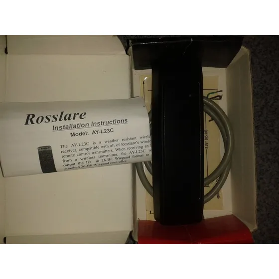 Lector De Proximidad Rosslare Ay-l23 Y Control Sa-27