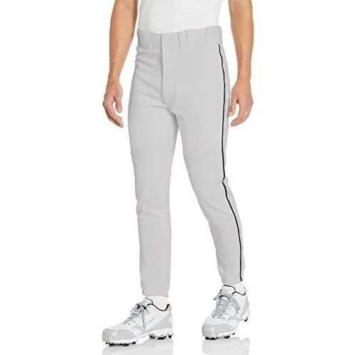Mizuno Mens Premier Piped Pant, Grey-black, X-small Op4ua