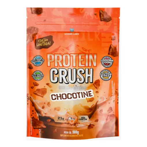 Proteína Under Labz Whey concentrado Crush em pó sabor Chocottine x 900g