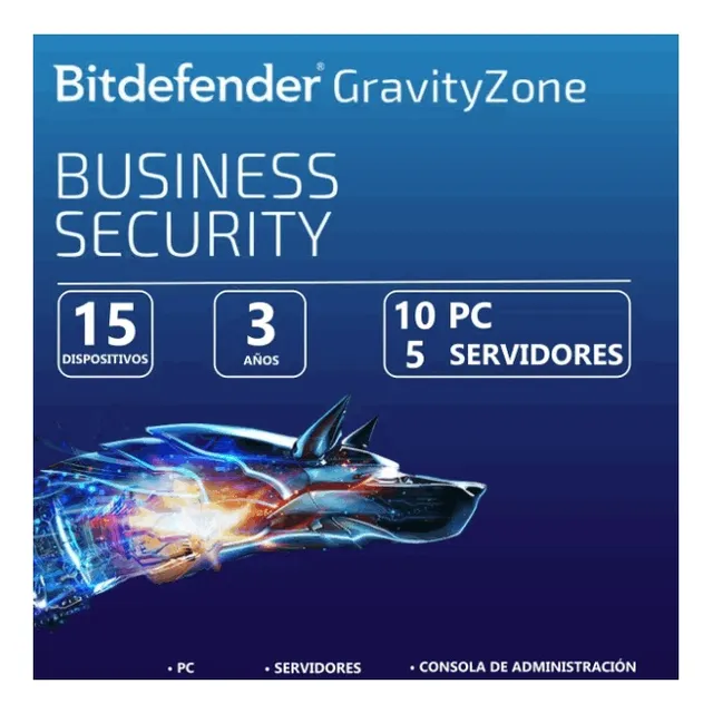 Bitdefender® Gravityzone Business Security 15 Disp  3 Años