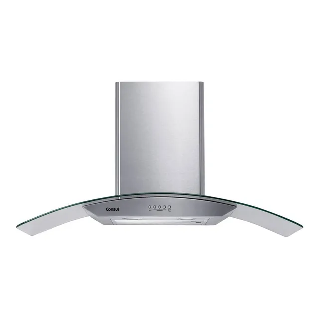 Coifa De Parede Consul 60cm Inox E Vidro Cap60ar 220v
