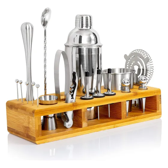 Kit Bartender Cocteleria Profesional Acero Inoxidable