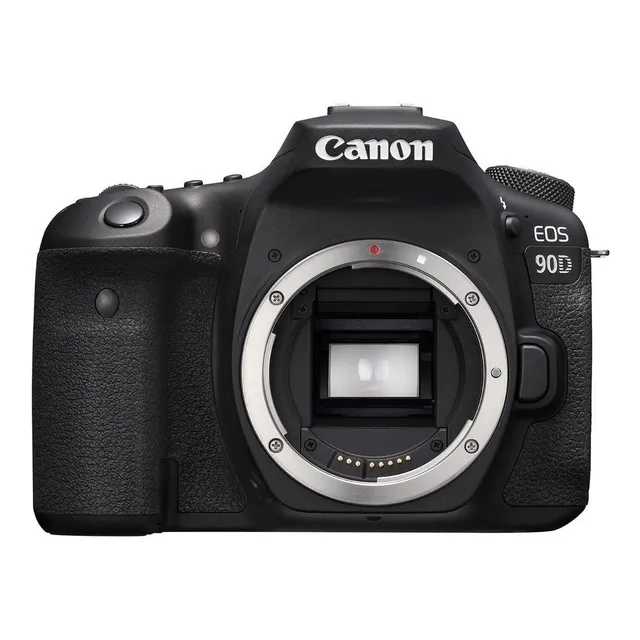 Canon EOS 90D DSLR color negro