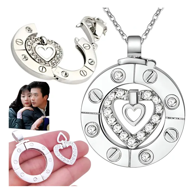 Collar Para Pareja Escalera Al Cielo Dorama