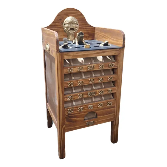 Juego Del Sapo - Juego De Madera Color Marrón Claro