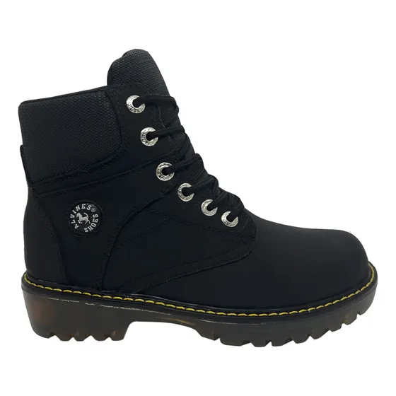 Bota 100% Cuero Para Hombre Y Mujer Moda Resistente Alpina