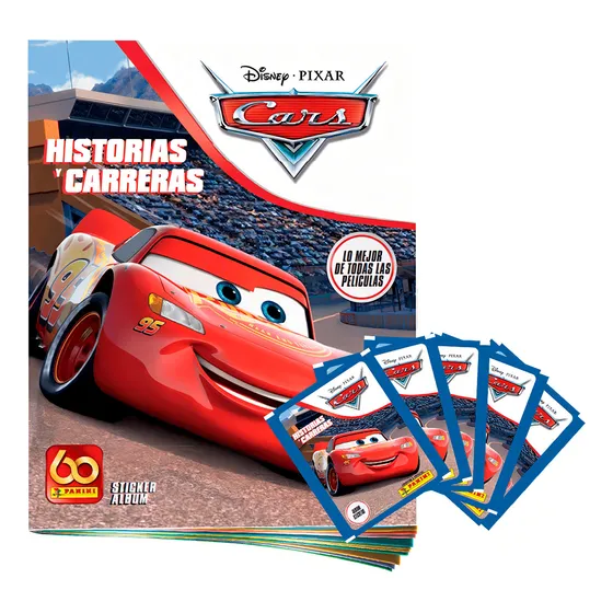 Álbum + 50 Sobres Cars Historias Y Carreras
