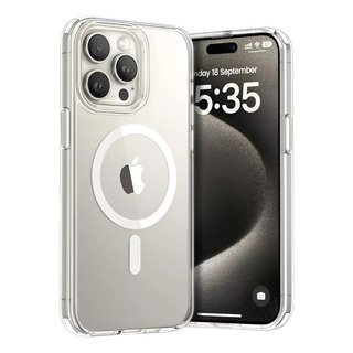 Funda Con Magsafe Transparente Para iPhone Carga Inalámbrica Funda Con Magsafe Transparente Para iPhone Carga Inalámbrica