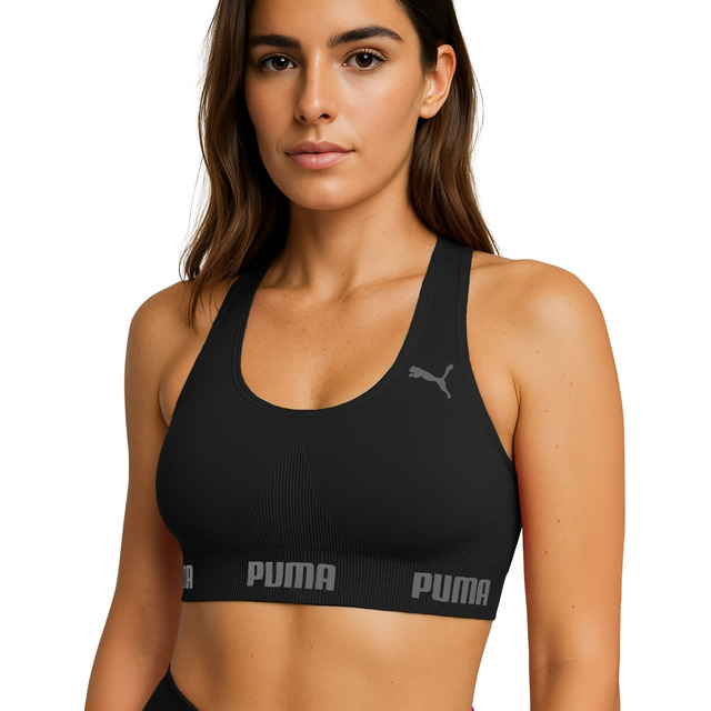 Top Academia Puma Original Treino Fitness Esportivo Feminino Top Academia Puma Original Treino Fitness Esportivo Feminino