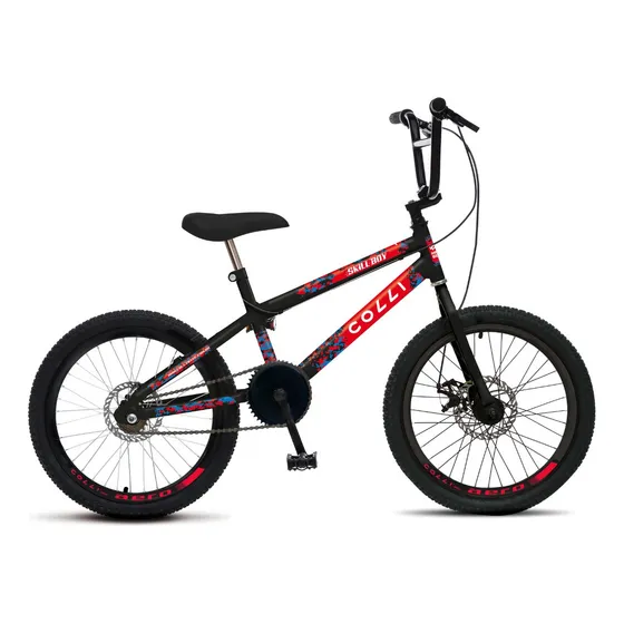 Bicicleta Colli Skill Boy Freio Disco Aro 20 Cor Preto Tamanho do quadro 14