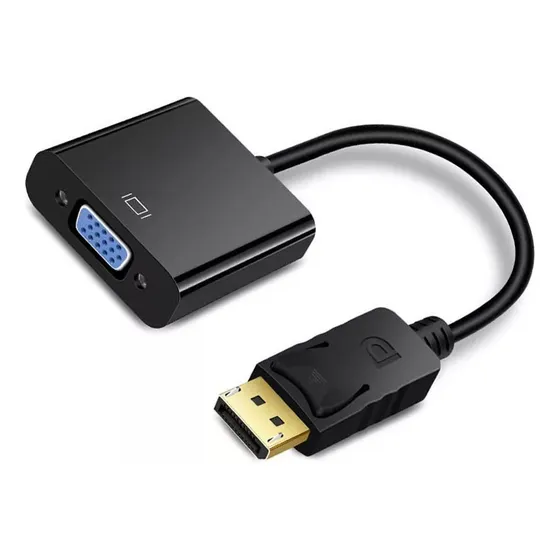 Cable Adaptador De Señales Displayport Macho A Vga Hembra
