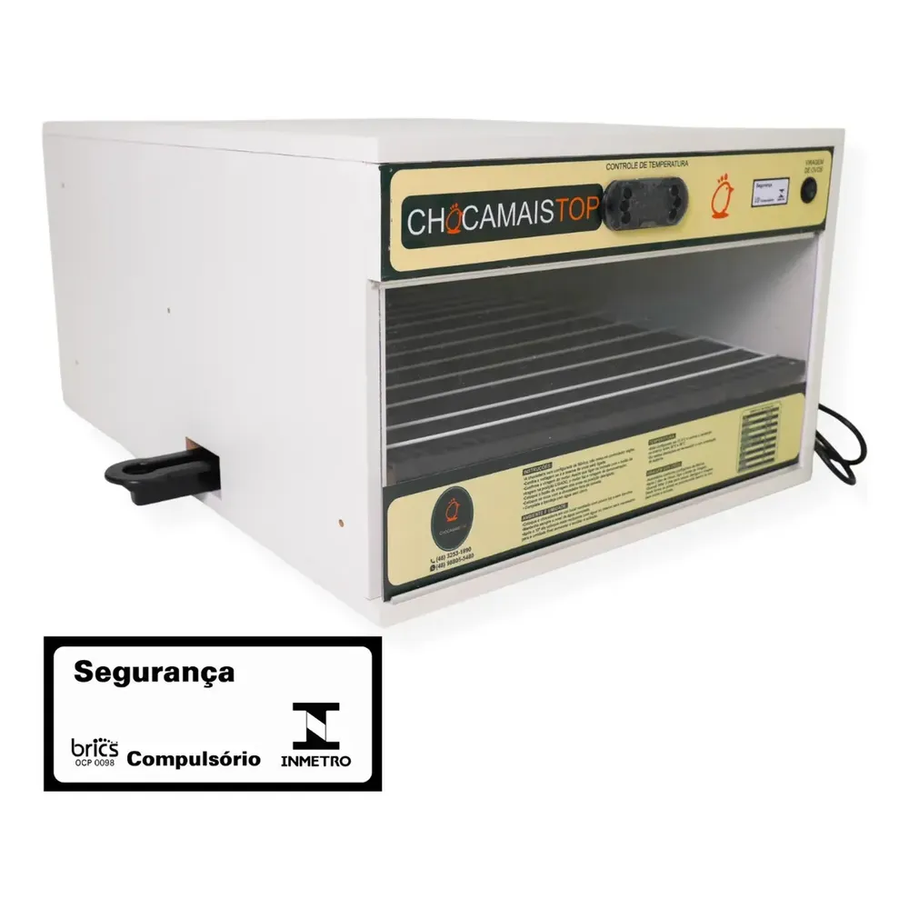 Chocadeira Automática Chocmais CHM 120 para 120 Ovos 170W Branca
