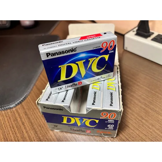 Lote 5 Fitas Mini Dv Panasonic Dvc - Lacradas