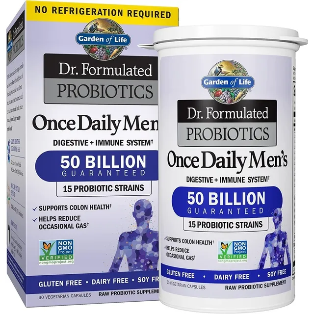Probioticos 50 Billon Hombre 30 Capsulas Garden Of Life