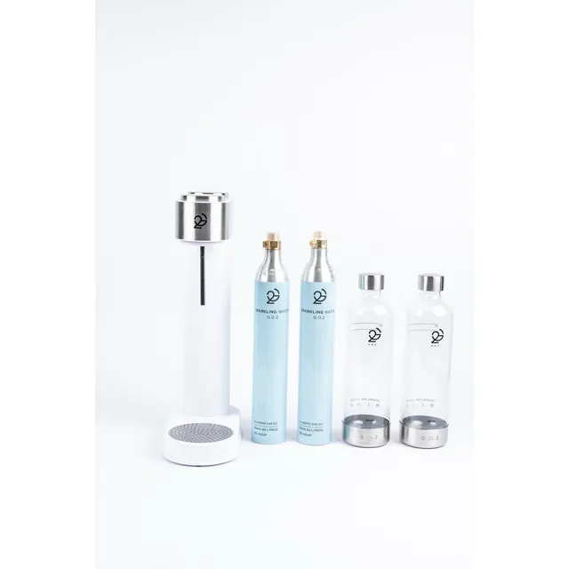 Gasificadora De Agua Megapack Go2 (2 Botellas Y 2 Cilindros)