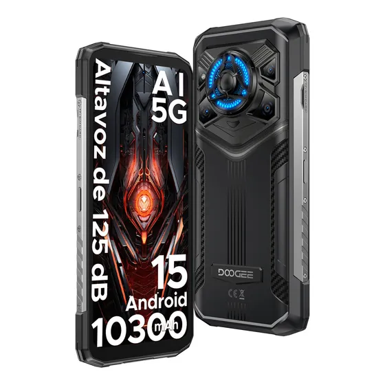 Doogee Blade 20 Play Celular Andriod 15telefono Movil Irrompible 5g 32gb+256gb/2tb, 6.6'' Hd+90hz Móvil Resistente 10800mah(33w) Nfc/huella&face Id
