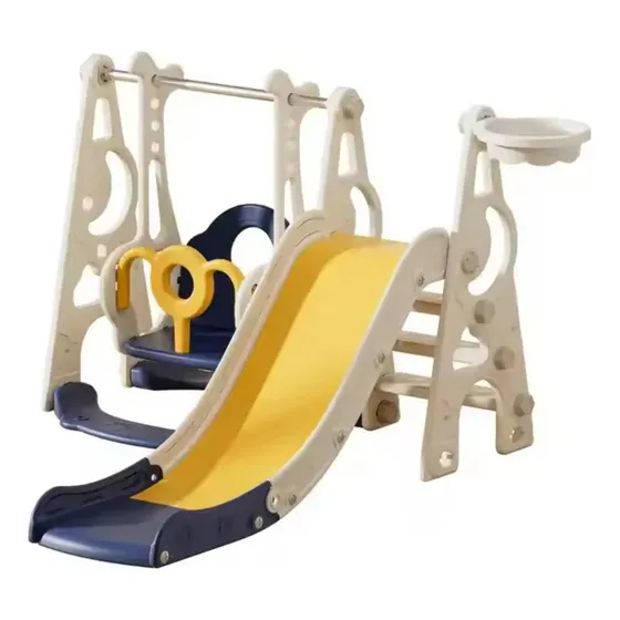 Juegos Con Columpios Resbaladera Tobogan Basquet Niño Bebe