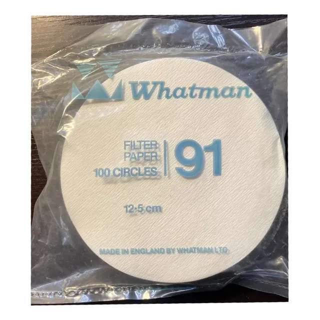 Papel Filtro Cualitativo Whatman Gp91 12.5cm De Diámetro