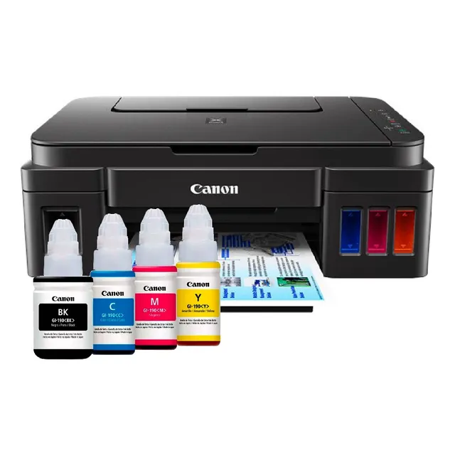 Kit De Impresora Canon G3110 + 4 Tintas Originales Gi-190