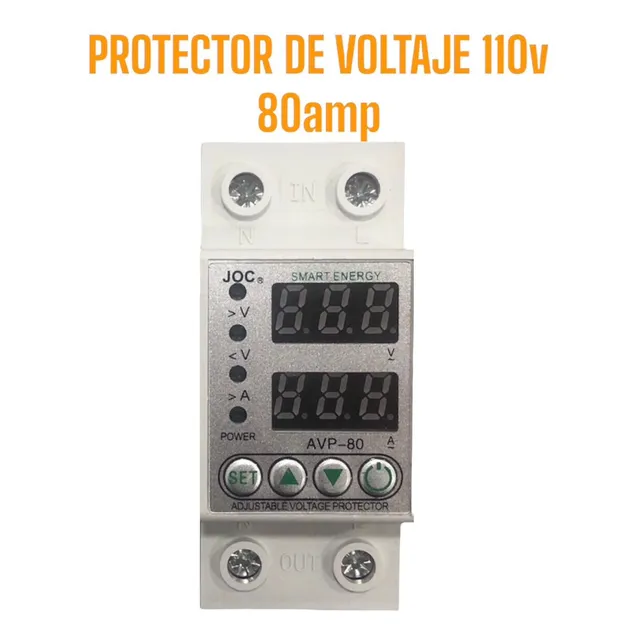 Protector De Voltaje 110v Integral 80 Amperios 120 V Oferta