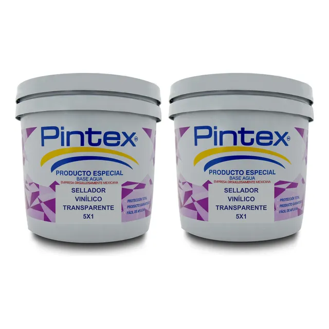 Sellador Vinílico Transparente 5x1 | Int/ext | 2 Pack 3.8lt