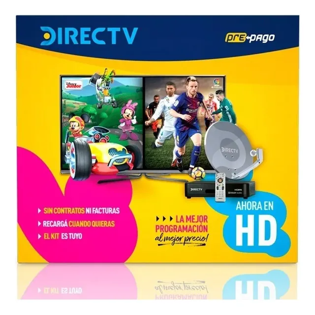 Antena Directv Hd Prepago Sin Abono Kit Autoinstalable