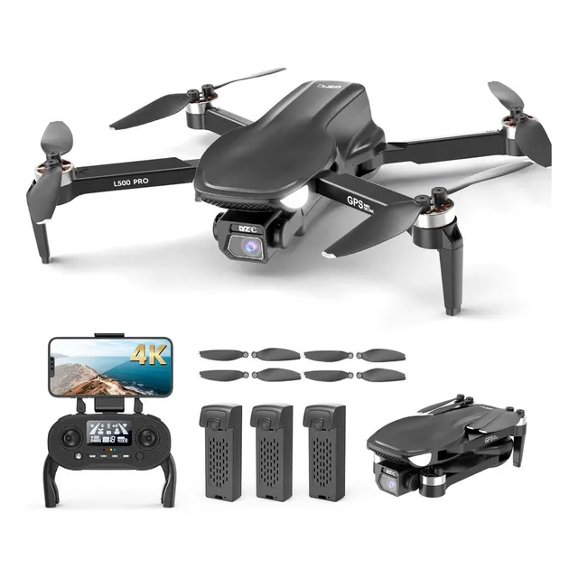 Drone Gps L500 Con Cámara 4k Y Motor Sin Escobillas Fpv Rc