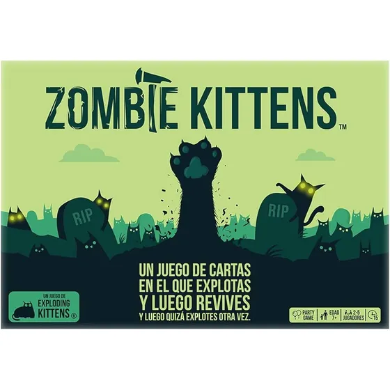 Exploding Kittens - Zombie Kittens (ed. Zombie) - Español