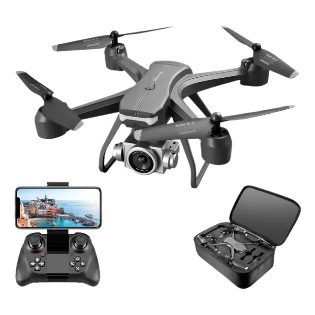 V14 Drone 6k Profesión Hd Wifi Fpv Cámara Doble 2 Baterías