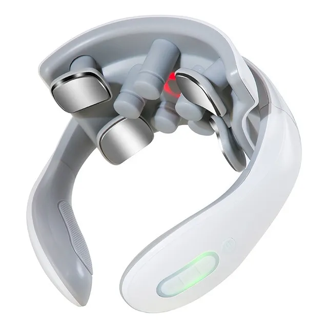 Masajeador 4 Electrodos Espalda Cervical Cuello Estimulador