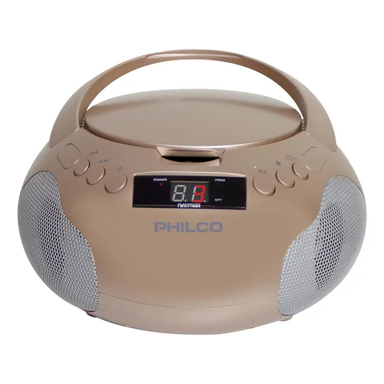 Leitor De Cd Am-fm Da Rádio Bxjj Philco, Ouro Rosa
