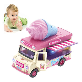 .. Coche Comedor De Helados Con Luces Y Música Para Niños .. Coche Comedor De Helados Con Luces Y Música Para Niños