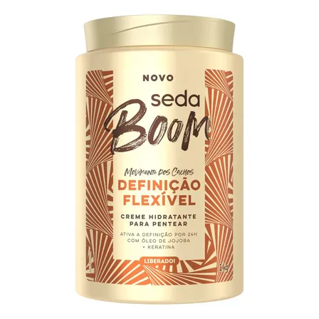 Seda Boom Creme Para Pentear Definição Flexível Cachos 1Kg