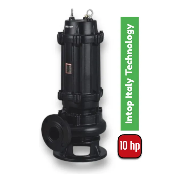 Bomba Sumergible Agua Negra 10hp Intop Trifasica Cod 2215905