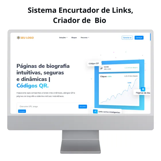 Sistema Encurtador De Links, Criador De Bio Php