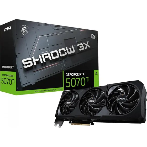 Mercado Livre Placa De Vídeo Msi Nvidia Geforce Rtx 5070 Ti Shadow 3x Oc image