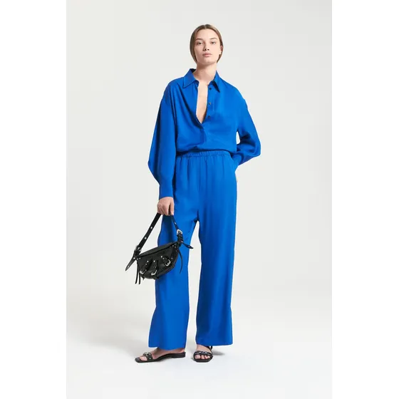 Pantalon Angelica Azul De Mujer Maria Cher Viscosa