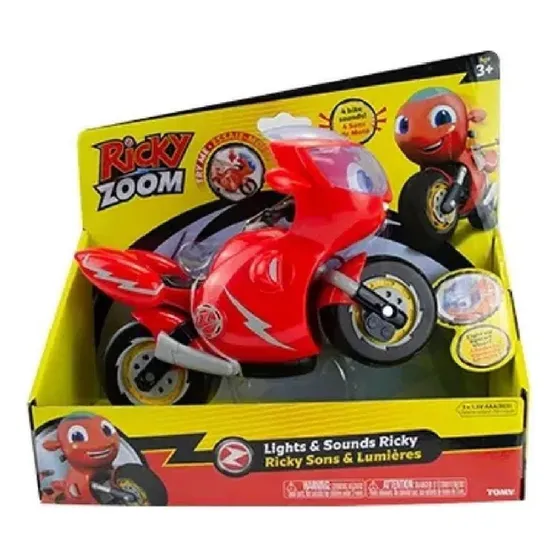 Brinquedo Ricky Zoom Figura Com Luz E Som Ricky Tomy 2092