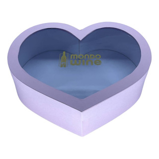 Caixa Coração Com Visor Rosa 24 X 27,5 X 8 Caixa Coração Com Visor Rosa 24 X 27,5 X 8
