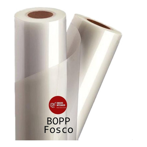 1 Bobina Bopp Fosco 22cm X 100mt - 1ª Linha Top!