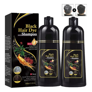 2 Unidades De Champús Instantáneos Para Teñir El Cabello Neg 2 Unidades De Champús Instantáneos Para Teñir El Cabello Neg
