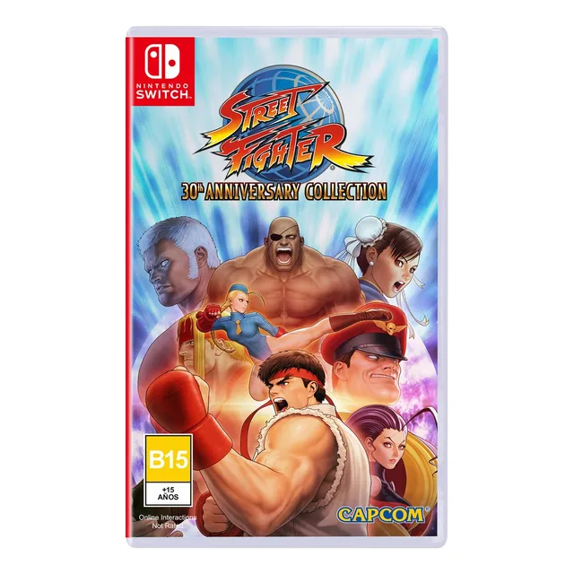 Street Fighter Aniversario 30 Nintendo Switch Formato Físico