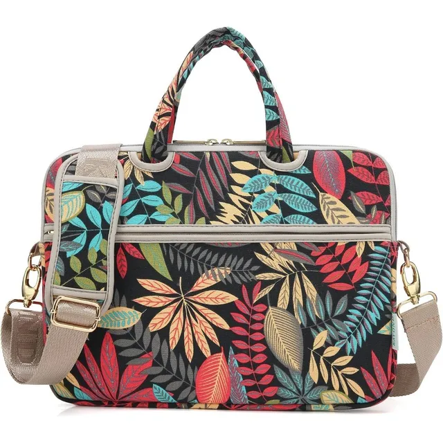 Funda Maletín Mujer Para Laptop 15.6 14 13 Com Correa Hombro