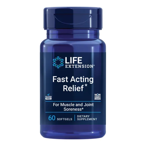 Supplement Life Extension Fast Acting Relief 60 Cápsulas Bla