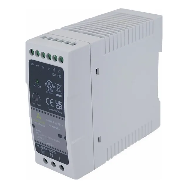 Fuente De Poder 60w 5a 12vdc Equi Meanwell Mdr-60-12
